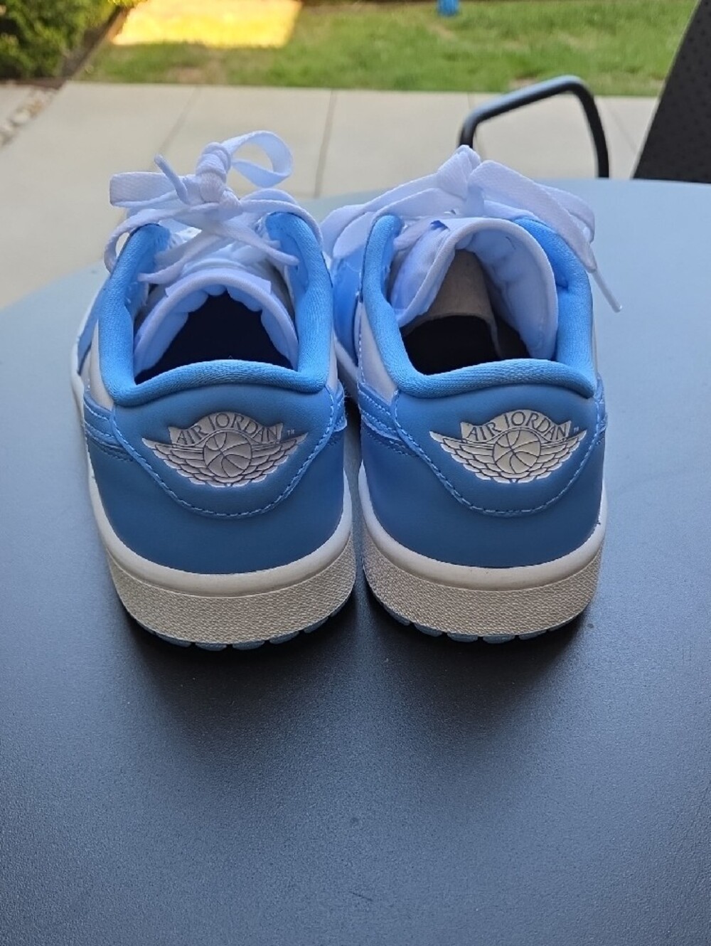 Nike Air Jordan 1 Low Retro Golf UNC in Carolina Blue. NEW. Sz 5.5 Mens/Womens 7 - Picture 3 of 6